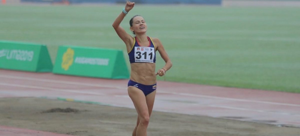 Oro para Carolina Tabares en el Sudamericano de Atletismo en Perú