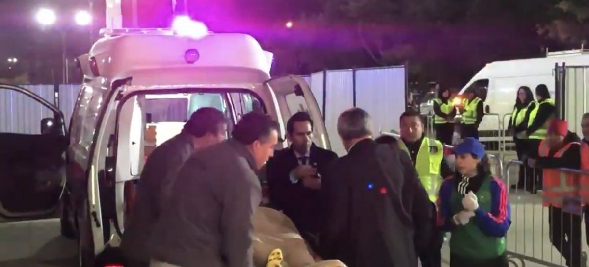 Por fuerte golpe, Catalina Usme pasó la noche en un hospital de Chile