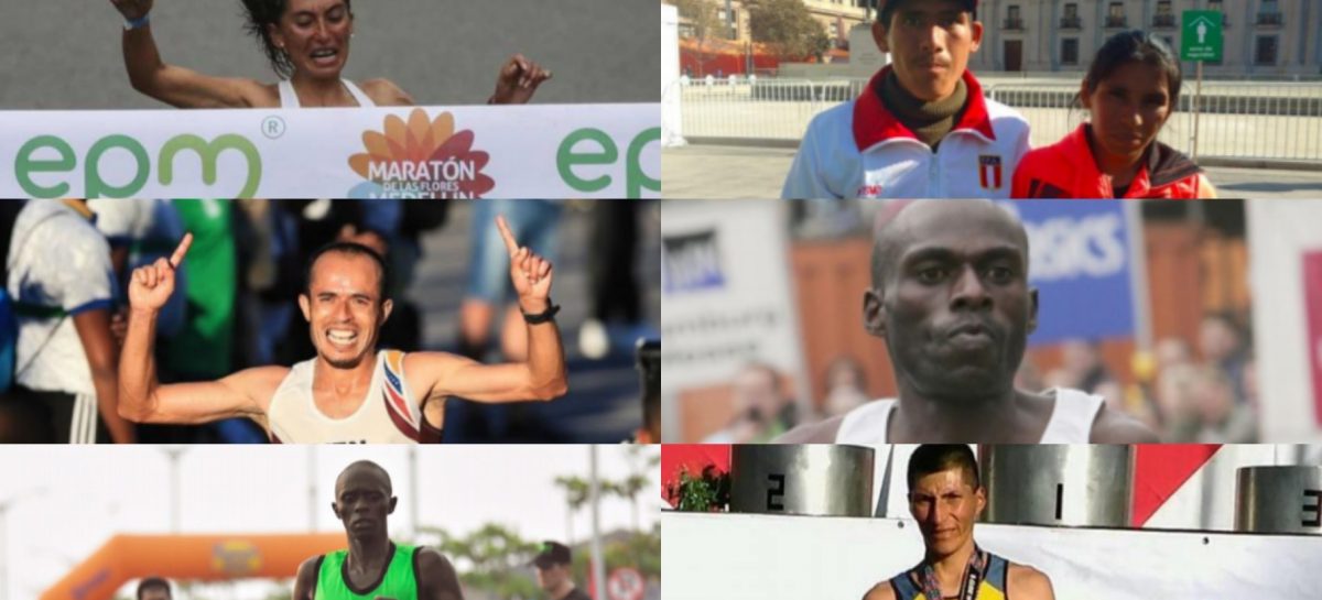 Atletas extranjeros que correrán la Media Maratón Internacional de Rionegro