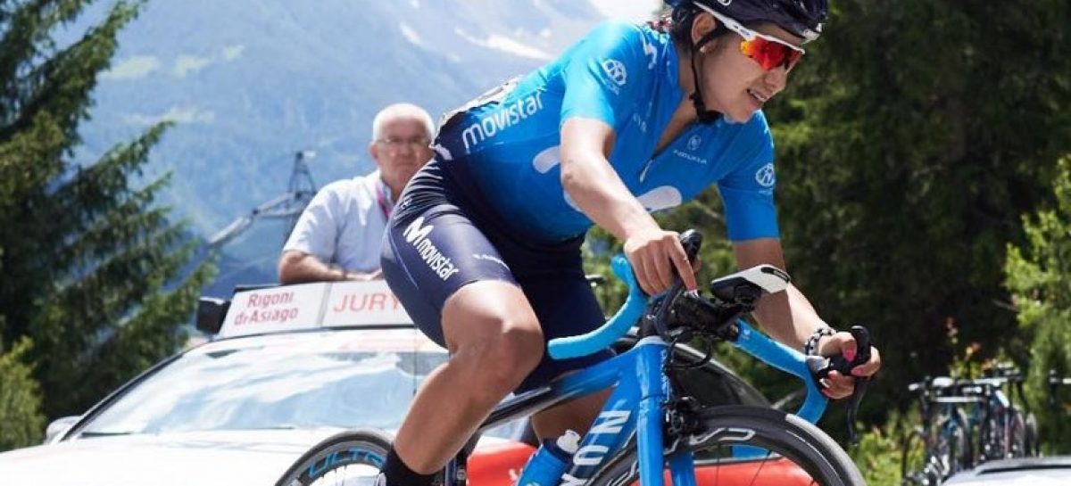 Paula Patiño, subcampeona de la clasificación de los jóvenes en el Giro Rosa