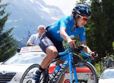 Paula Patiño, subcampeona de la clasificación de los jóvenes en el Giro Rosa