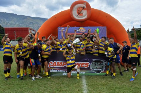 Con presencia de dos marinillos, Colombia se coronó campeón del Américas Rugby Challenge