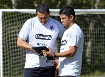 Primer día de trabajo de Aldo Bobadilla con el DIM en Llanogrande
