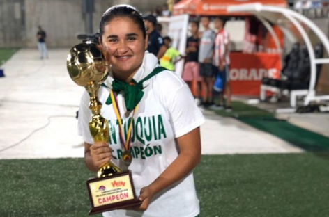 Laura Gallego, la rionegrera que se coronó campeona con la Selección Antioquia