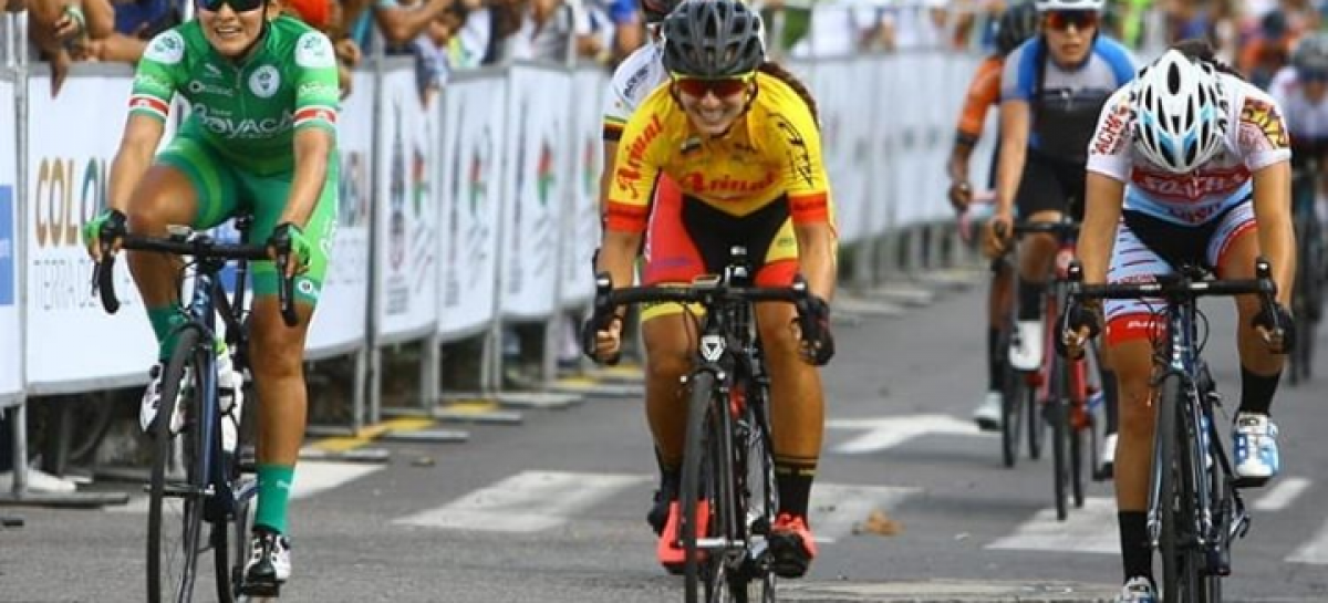 Katherin Steisy Montoya ganó la primera etapa del Tour Femenino