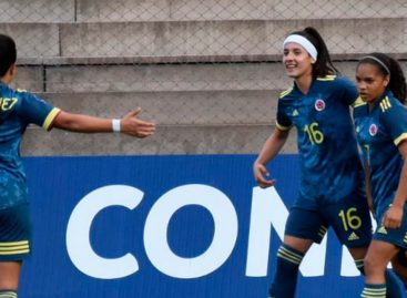 Sara Sofía Martínez, titular en la victoria de Colombia ante Ecuador en el Sudamericano Sub 20
