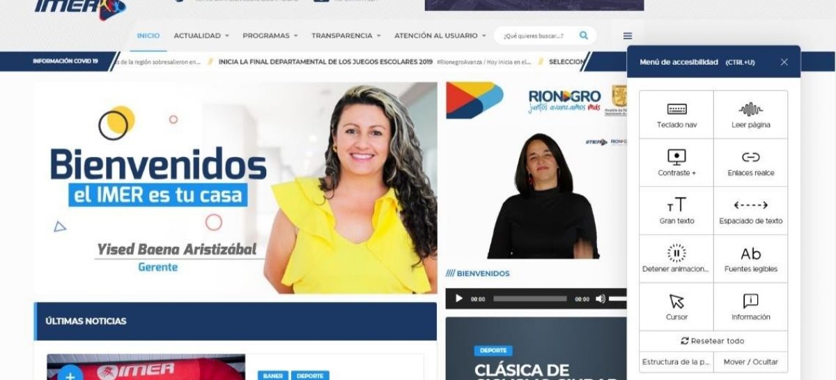 ¡Más incluyente e informativo! El IMER renovó su sitio web