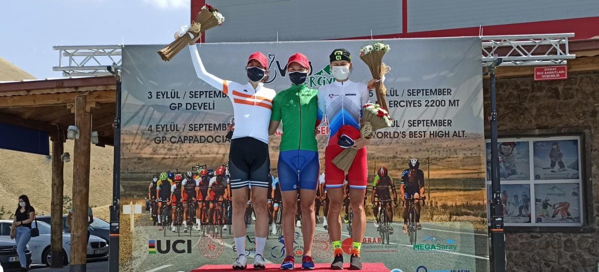 La antioqueña Carolina Upegui subió al podio en el GP World’s Best High Altitude en Turquía