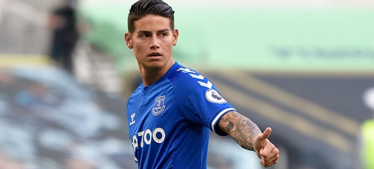 ¡Buen debut! James Rodríguez jugó 91 minutos en el triunfo de Everton ante el Tottenham