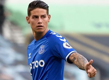 ¡Buen debut! James Rodríguez jugó 91 minutos en el triunfo de Everton ante el Tottenham