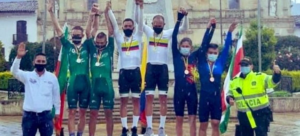 Los antioqueños Marlon Pérez y Javier Serna ganaron oro en la CRI del Nacional de Paracycling