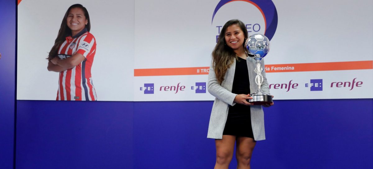 La colombiana Leicy Santos fue elegida la jugadora latina más valiosa del fútbol español