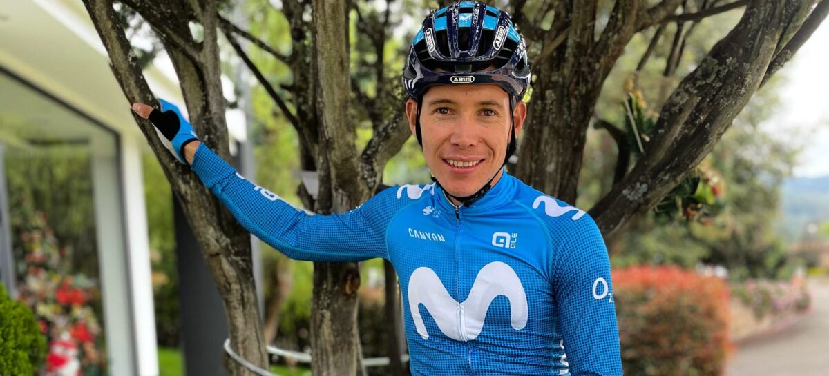 ¡Año nuevo, equipo nuevo! ‘Supermán’ López ya entrena con el uniforme del Movistar Team