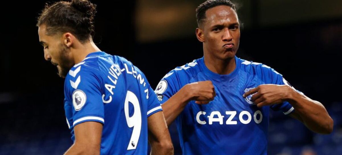 Yerry Mina es el jugador con más duelos individuales ganados en la Premier League