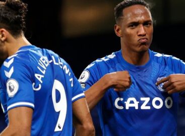 Yerry Mina es el jugador con más duelos individuales ganados en la Premier League