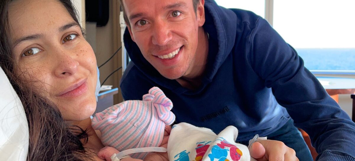 ¿El motivo del temblor en Urrao? Nació Carlota, la hija de Rigoberto Urán