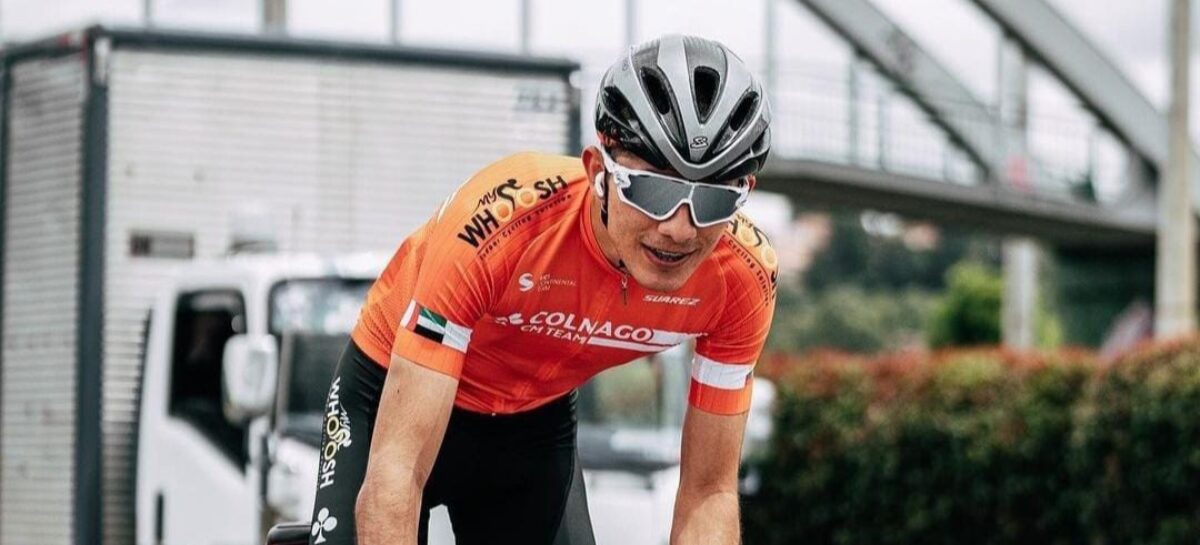Juan Esteban Martínez, de San Vicente, fue tercero en la primera etapa de la Vuelta de la Juventud