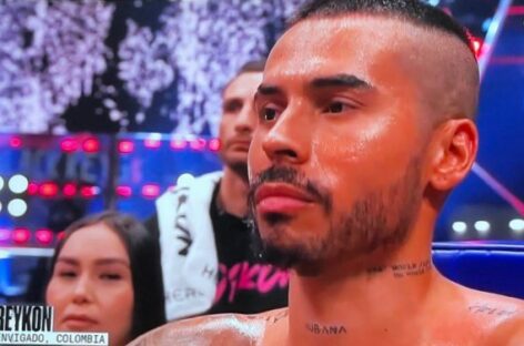 ¡Del reggaetón al boxeo! Reykon lo intentó, pero fue noqueado por Joe Fournier