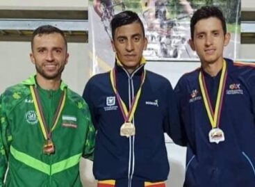 El cejeño David Gómez ganó medalla de bronce en el Campeonato Nacional de Atletismo