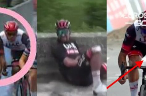 ¡De no creer! La mala suerte de Fernando Gaviria en el Giro de Italia
