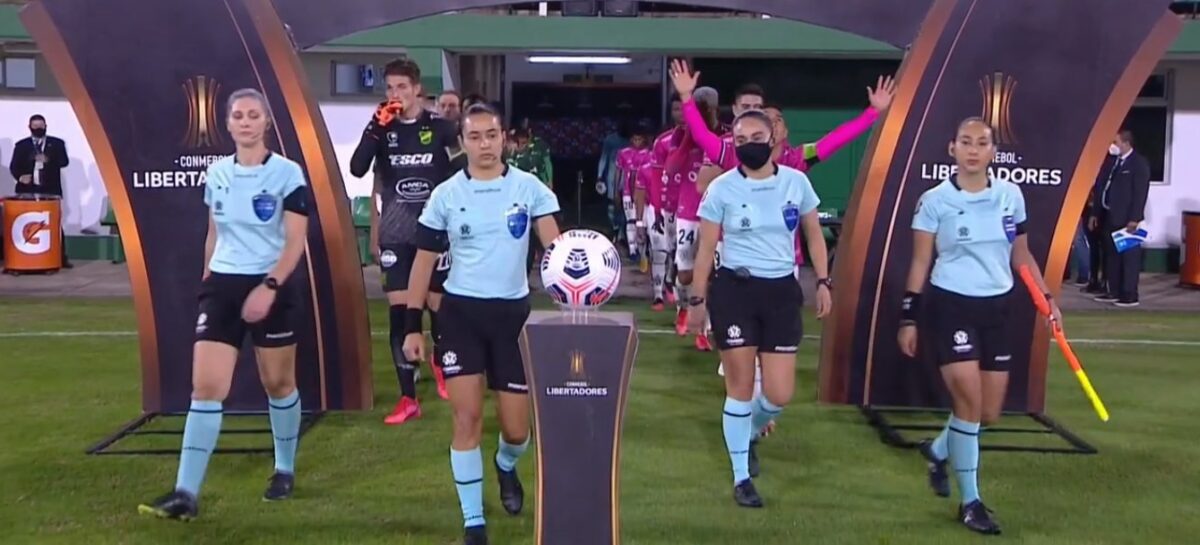 ¡Momento histórico! Cuatro mujeres dirigieron un partido de la Copa Libertadores