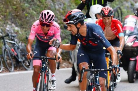 ¡Merecido! Daniel Martínez fue premiado como el mejor gregario del Giro de Italia