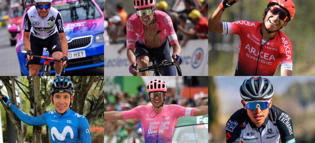¡Los seis ciclistas que representarán a Colombia en el Tour de Francia!