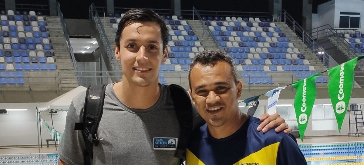 Jorge Mario «La Trucha» Murillo, múltiple campeón en el Nacional Interligas de Natación