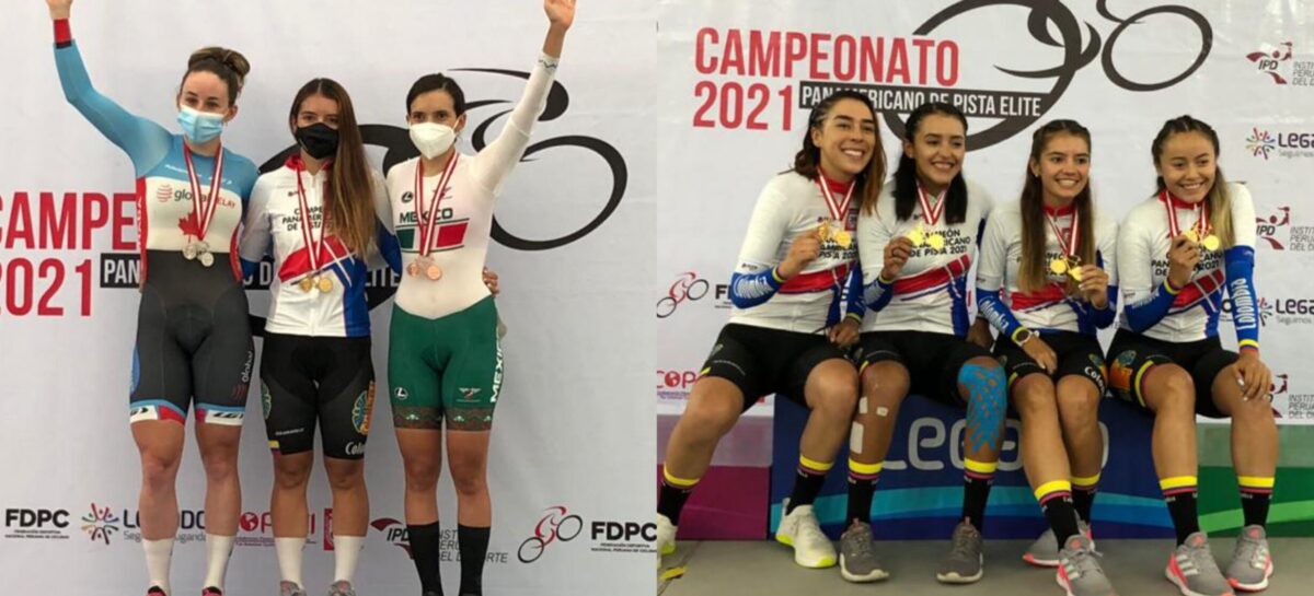 Lina Marcela Hernández ganó dos medallas de oro en el Panamericano de Pista en Perú