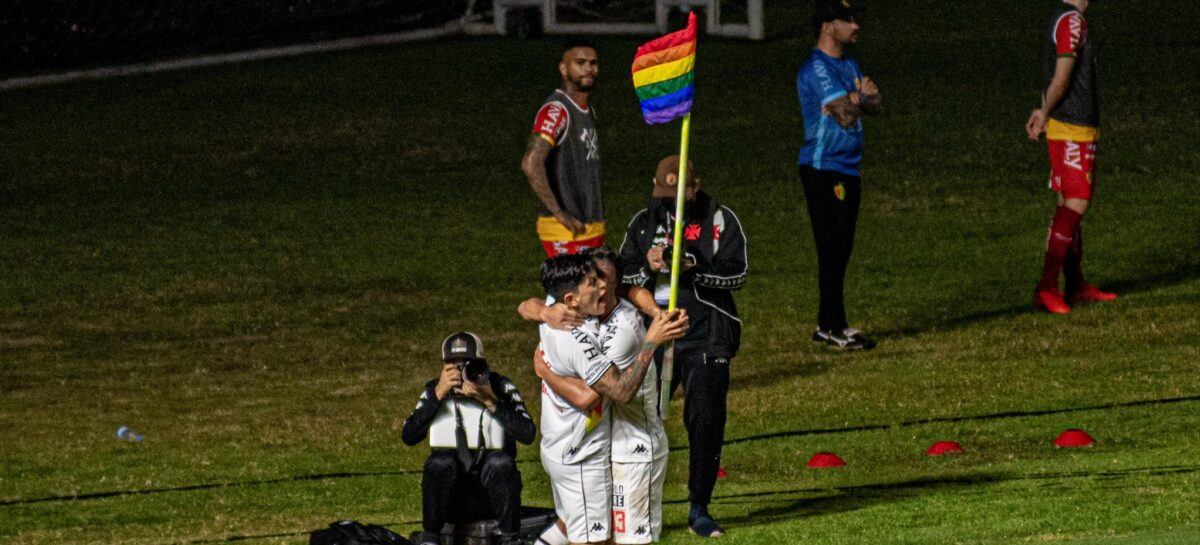 Germán Ezequiel Cano marcó gol y festejó levantando la bandera del Orgullo LGTBQ+