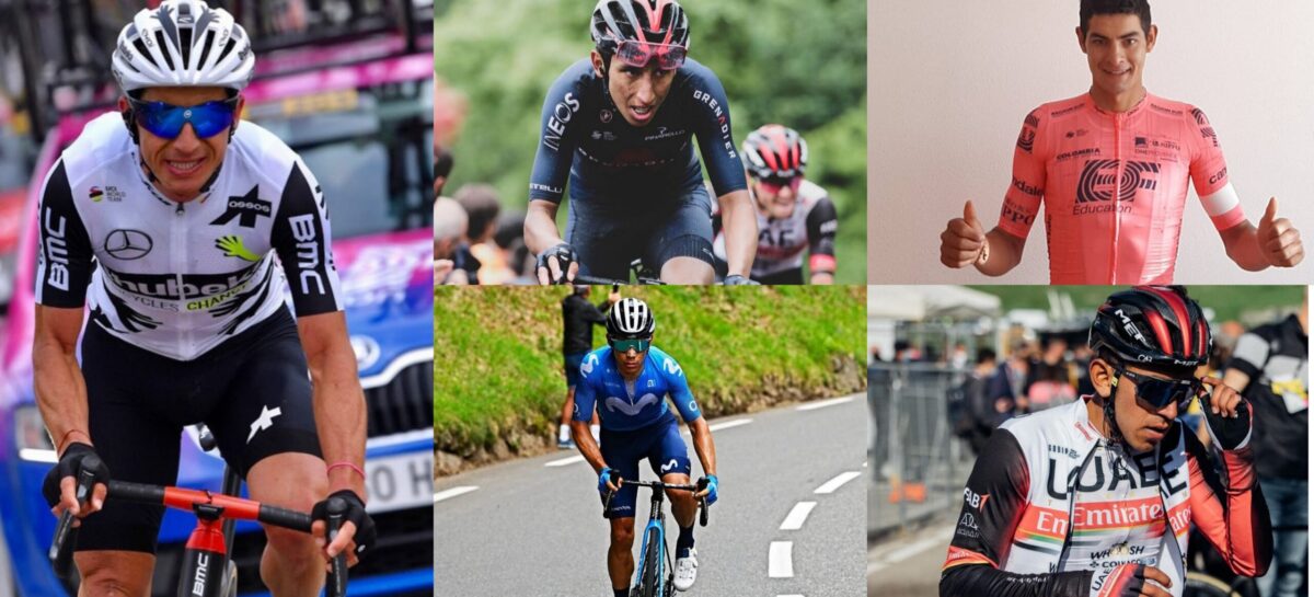 ¡Los cinco colombianos que correrán la Vuelta a España!
