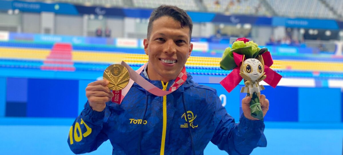 Oro y récord mundial para el colombiano Nelson Crispín en los Juegos Paralímpicos