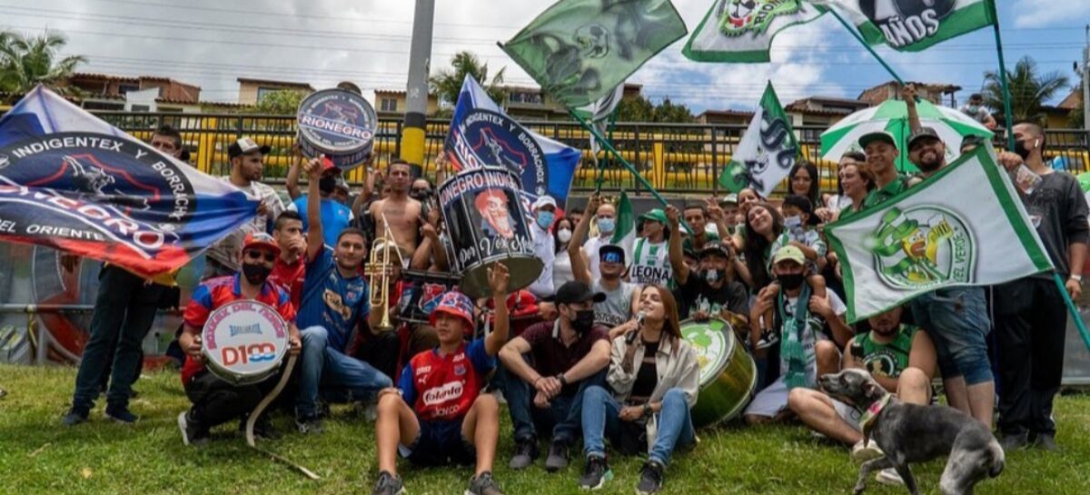 En Rionegro, la barras del DIM y Atlético Nacional firmaron el Pacto por la Convivencia