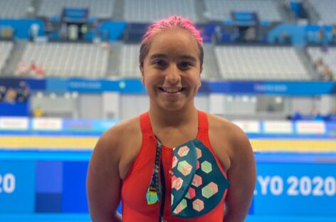 Con apenas 14 años, Sara Vargas ha ganado dos diplomas paralímpicos en Tokio