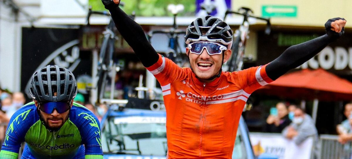 Juan Esteban Martínez ganó la segunda etapa de la Clásica de Ciclismo El Carmen de Viboral
