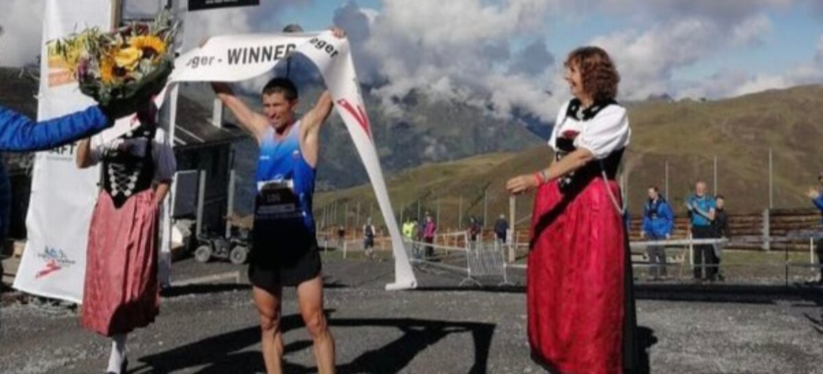David Cardona, atleta de La Ceja, ganó la Maratón Jungfrau en Suiza