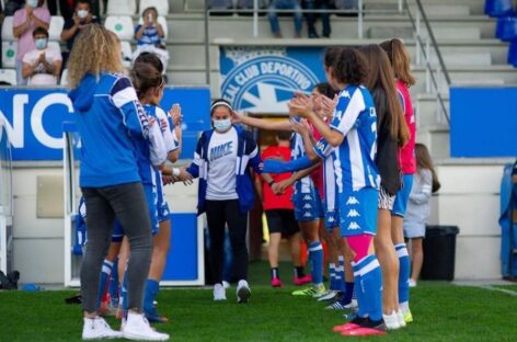 La rionegrera Carolina Arbeláez se despidió del Deportivo La Coruña