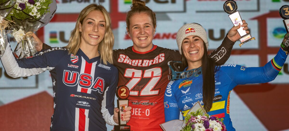 Mariana Pajón ganó bronce en la séptima válida de la Copa Mundo de BMX