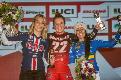 Mariana Pajón ganó bronce en la séptima válida de la Copa Mundo de BMX