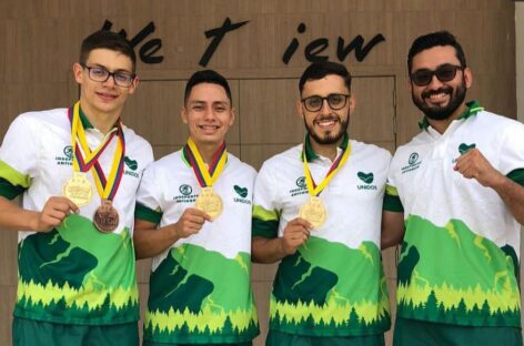 Karatecas antioqueños ganaron oro en el Nacional Interligas en San Andrés