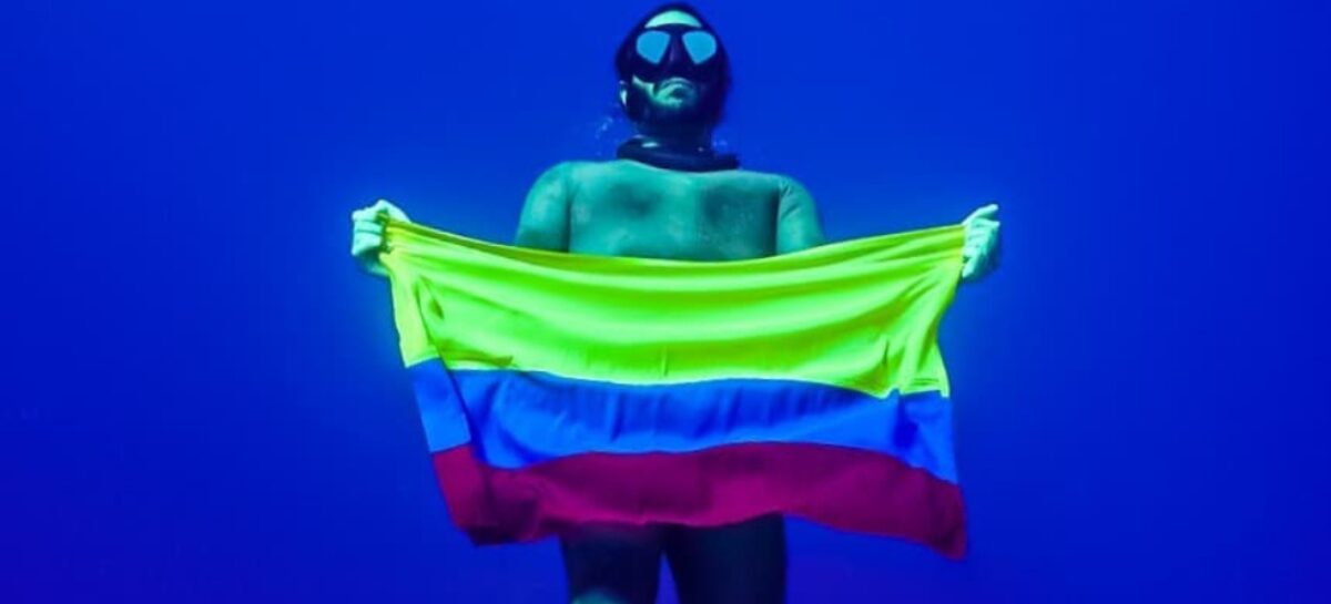 El colombiano Cristian Castaño logró un nuevo récord en el Mundial de Apnea en Turquía