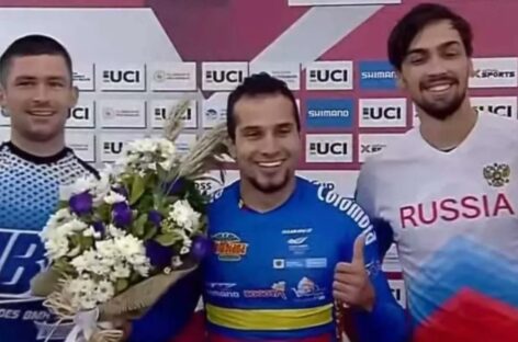 El colombiano Carlos Ramírez se consagró campeón de la Copa Mundo de BMX