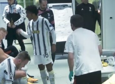 Revelan discusión entre Cristiano Ronaldo y Juan Guillermo Cuadrado en el camerino de Juventus