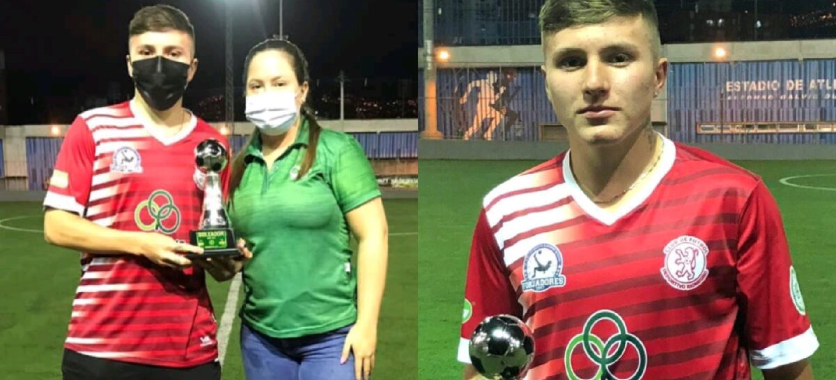 Alejandro Rendón, goleador de la Liga Antioqueña de Fútbol en la categoría Sub-18