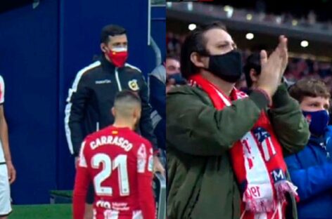 ¡Emotiva ovación! Falcao se reencontró con los hinchas de Atlético de Madrid