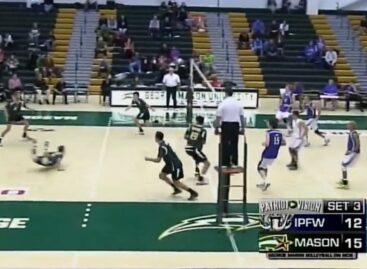 El espectacular escorpión en el voleibol universitario de Estados Unidos