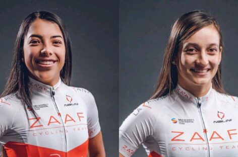 Erika Botero y Katherin Montoya, dos ciclistas del Oriente que correrán en el Zaaf Women Cycling Team