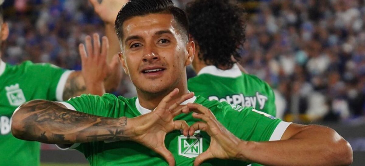 El unitense Yeison Guzmán fue una de las figuras en el triunfo de Nacional ante Millonarios
