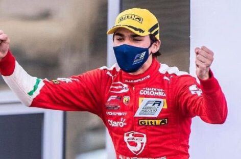 El colombiano Sebastián Montoya consiguió un nuevo triunfo en la Fórmula Regional Asiática