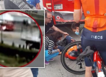 Revelan video del momento del accidente de Egan Bernal en vías de Cundinamarca